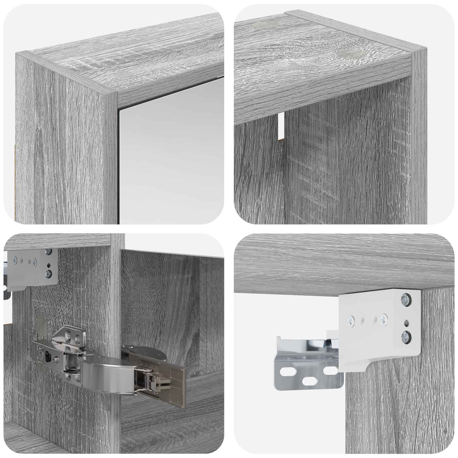 Set ormarića za kupaonicu 3 pcs 116 x 16 x 62,5 cm