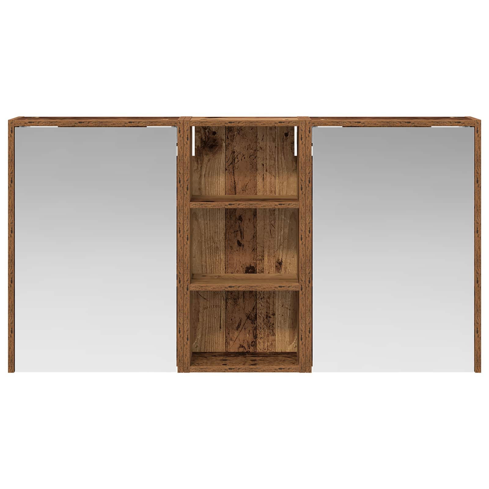 Set ormarića za kupaonicu 3 pcs 116 x 16 x 62,5 cm