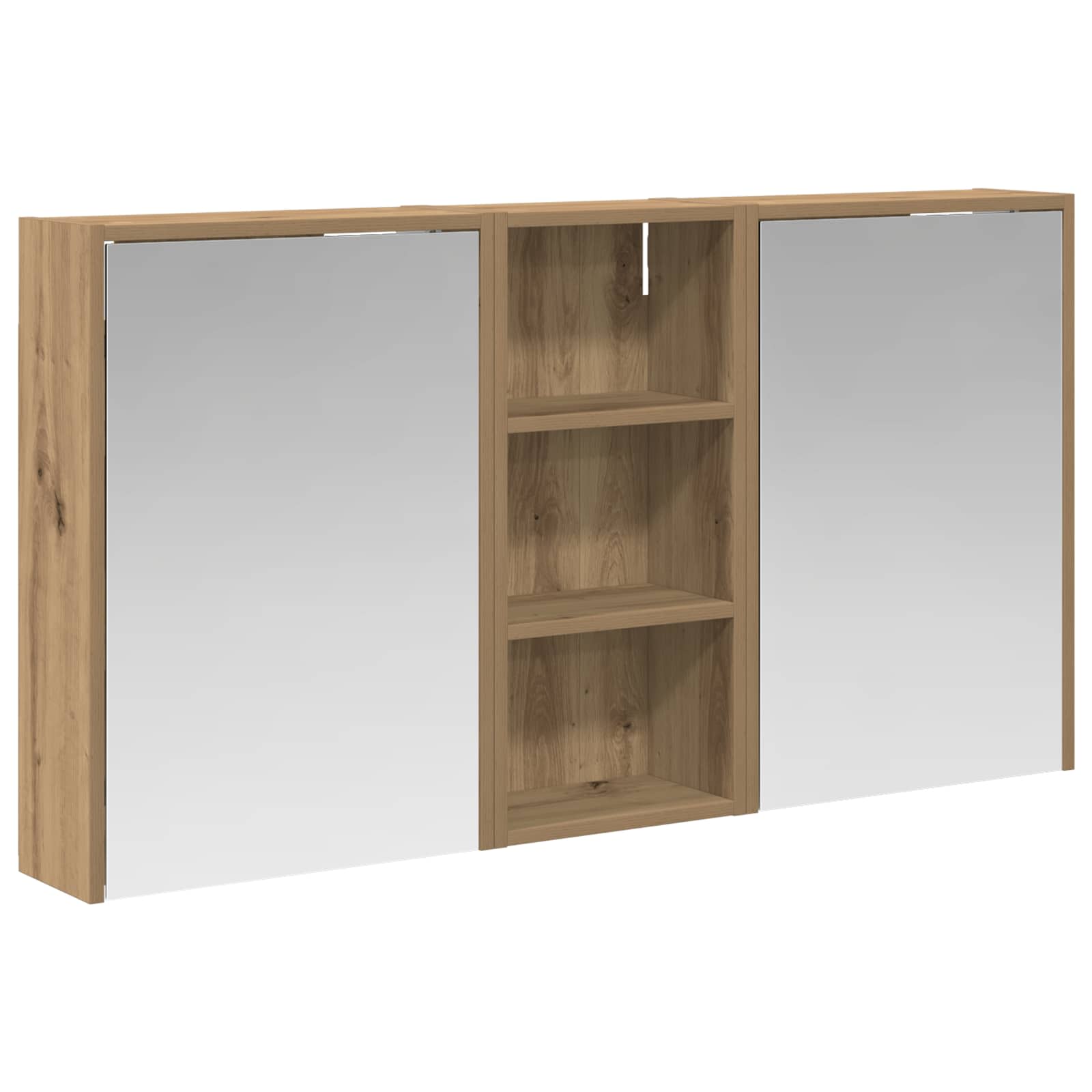 Set ormarića za kupaonicu 3 pcs 116 x 16 x 62,5 cm
