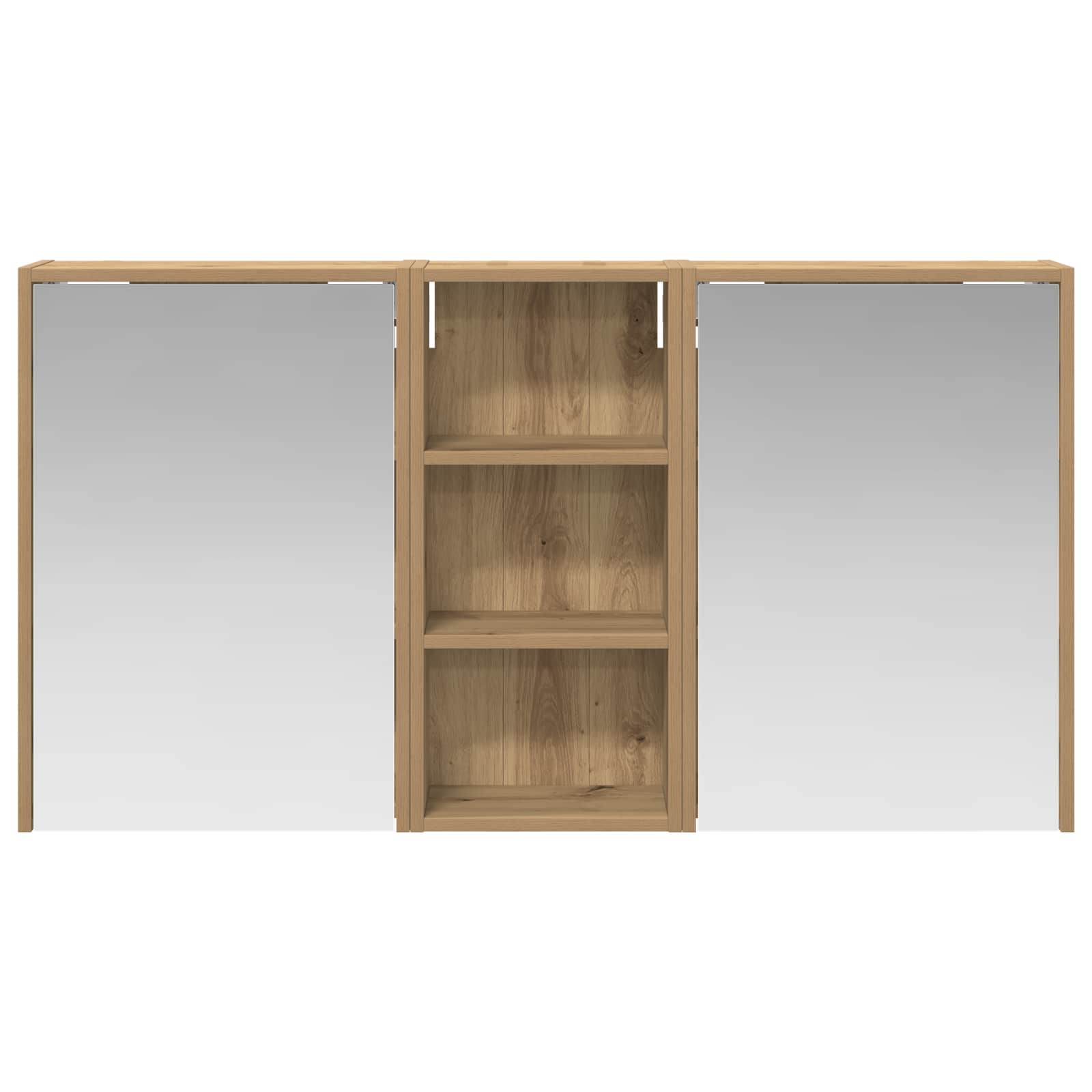 Set ormarića za kupaonicu 3 pcs 116 x 16 x 62,5 cm