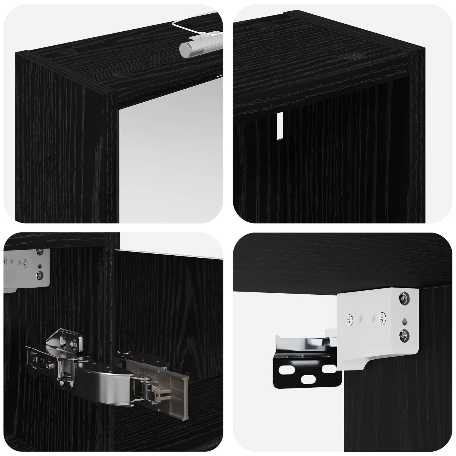 Set ormarića za kupaonicu 3 pcs 116 x 16 x 62,5 cm