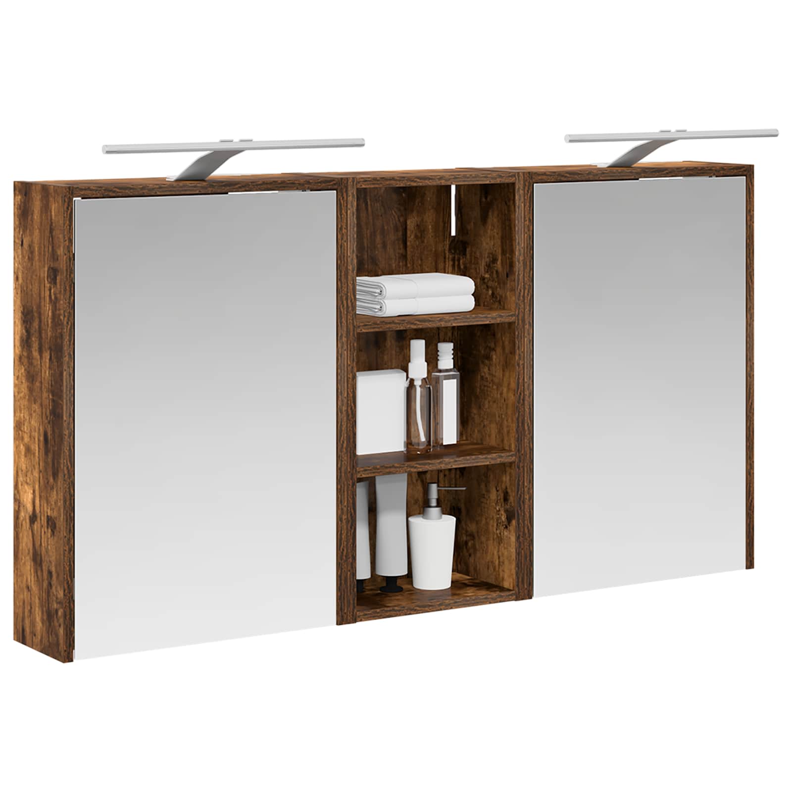 Set ormarića za kupaonicu 3 pcs 116 x 16 x 62,5 cm