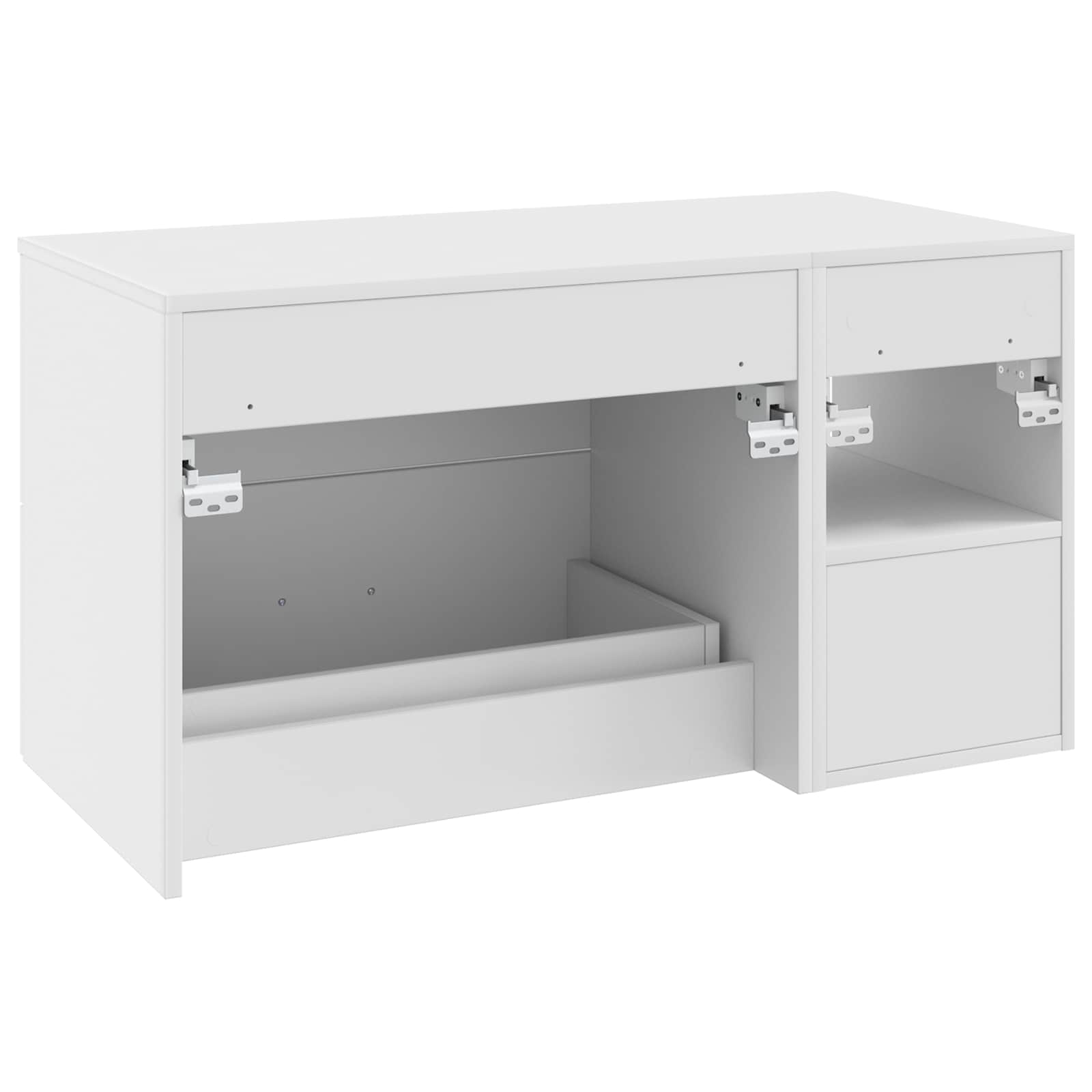 Set namještaja za kupaonicu 2 pcs Bijela Konstruirano drvo