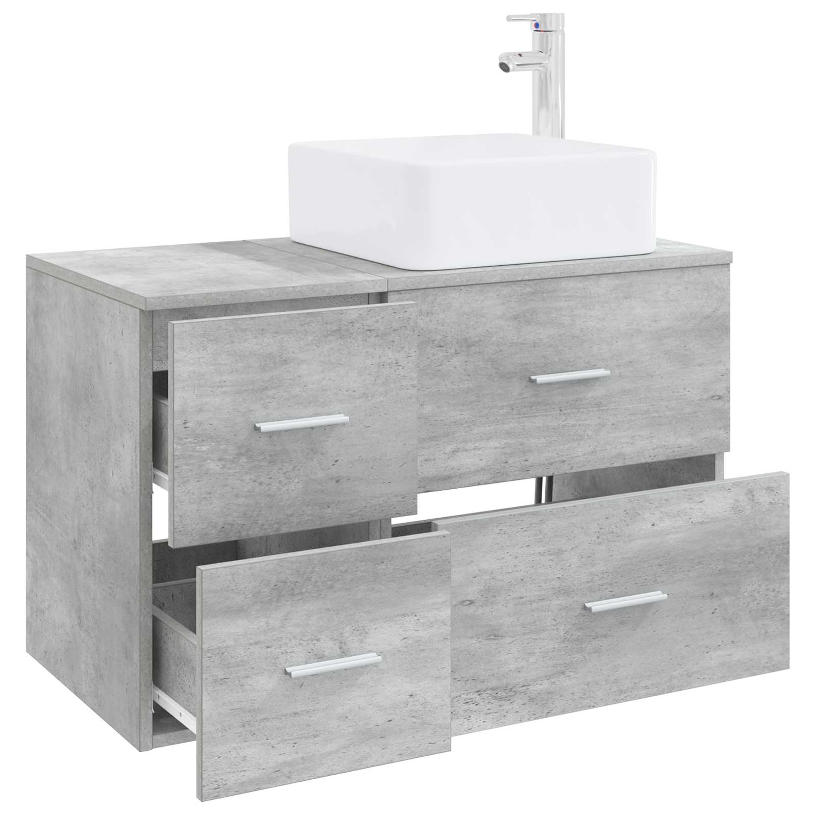 Set namještaja za kupaonicu 2 pcs Betonska siva