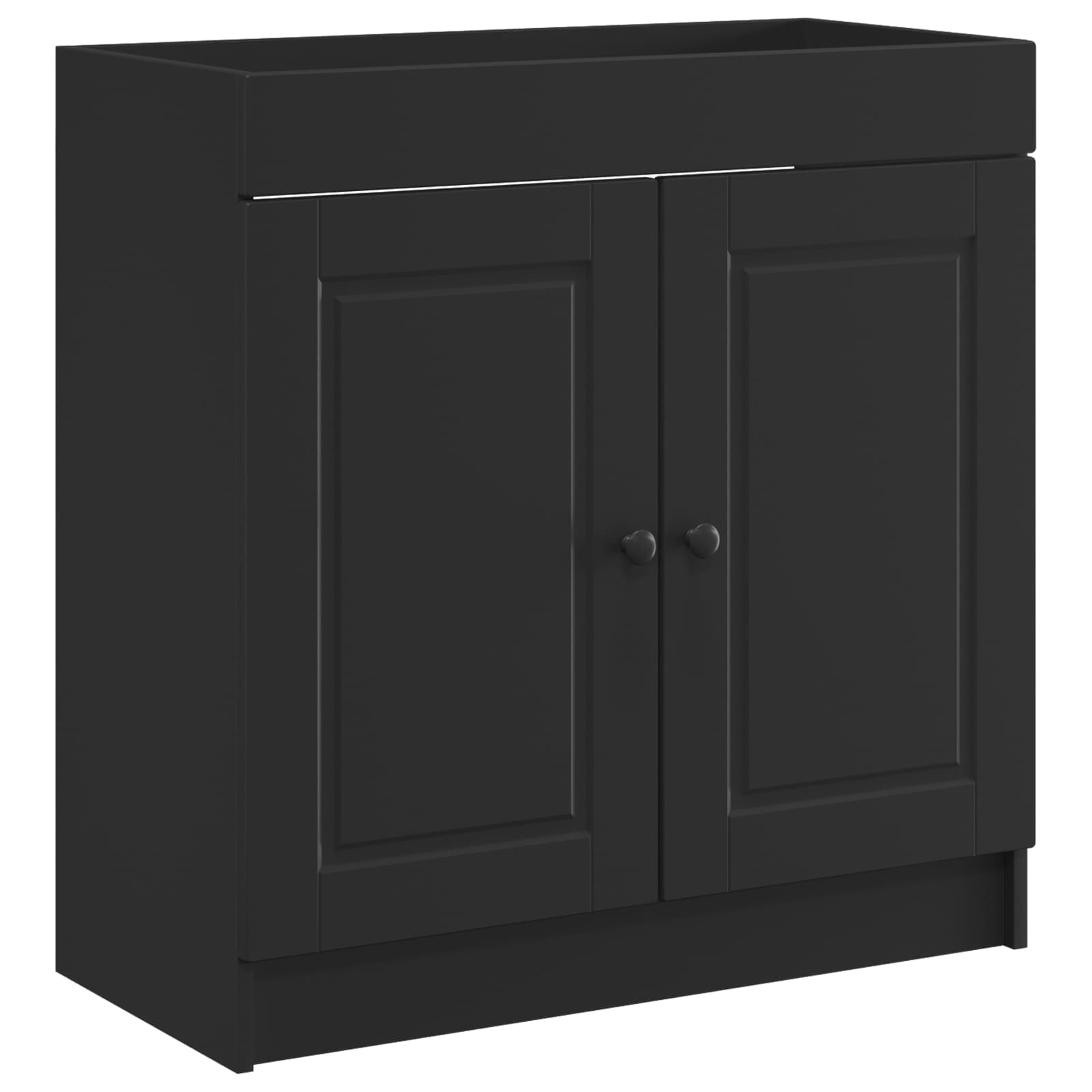 Set namještaja za kupaonicu Crna 56 x 37,5 x 81 cm