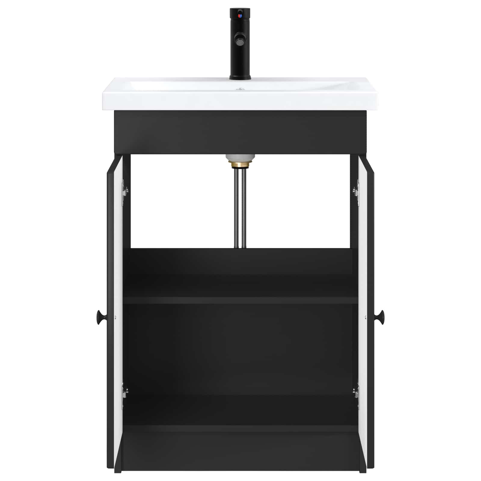 Set namještaja za kupaonicu Crna 78,5 x 37,5 x 81 cm