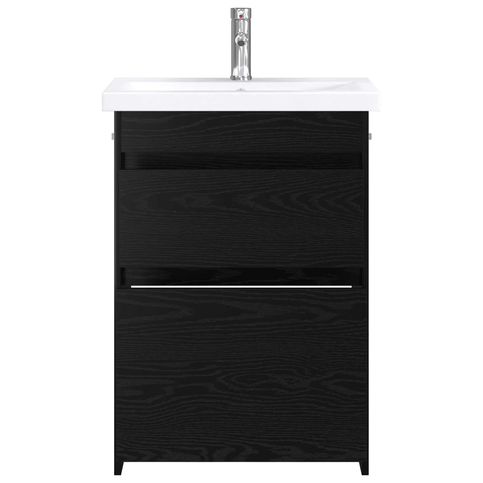 Set namještaja za kupaonicu Crni hrast 61 x 40 x 84,5 cm