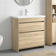 Set namještaja za kupaonicu Hrast sonoma 81 x 40 x 84,5 cm