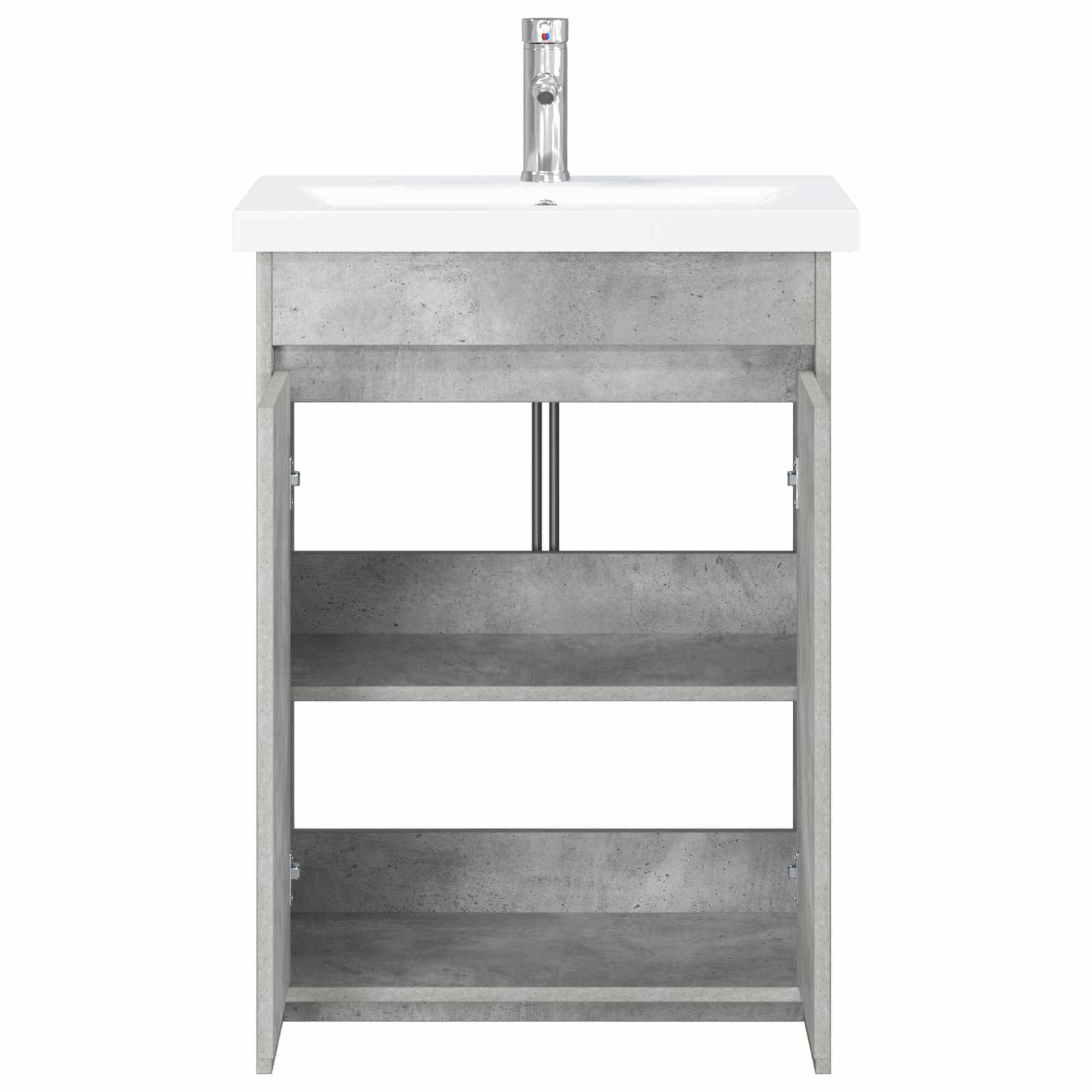 Set namještaja za kupaonicu Betonska siva 61 x 40 x 84,5 cm