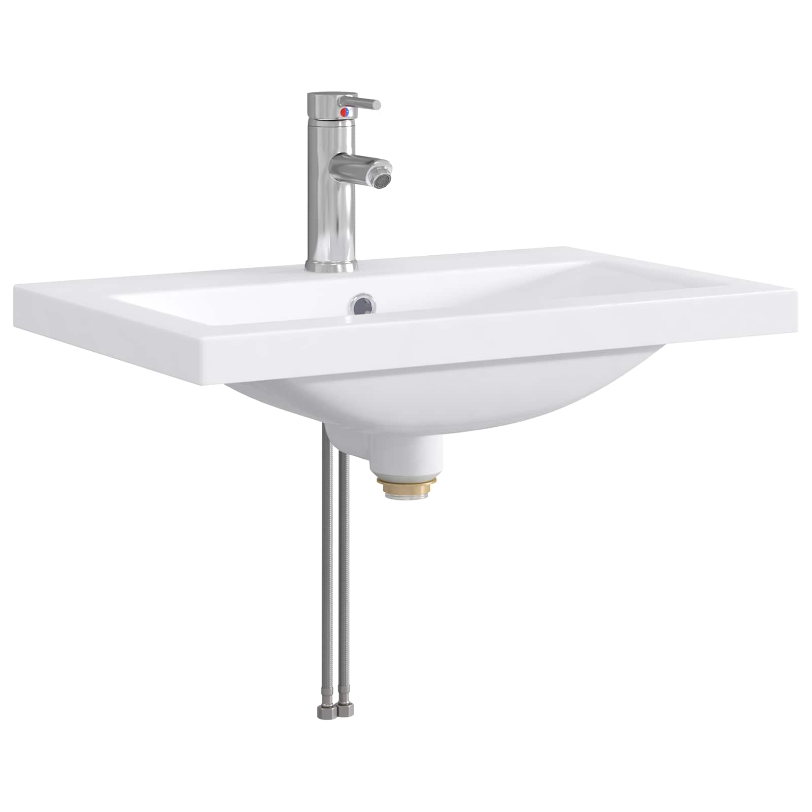 Set namještaja za kupaonicu Betonska siva 81 x 40 x 84,5 cm