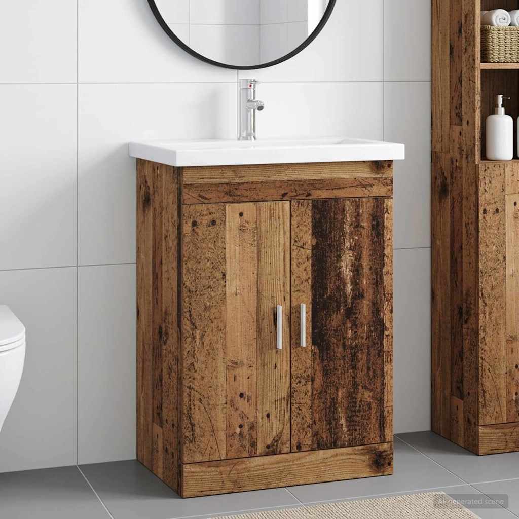 Set namještaja za kupaonicu Staro drvo 61 x 40 x 84,5 cm