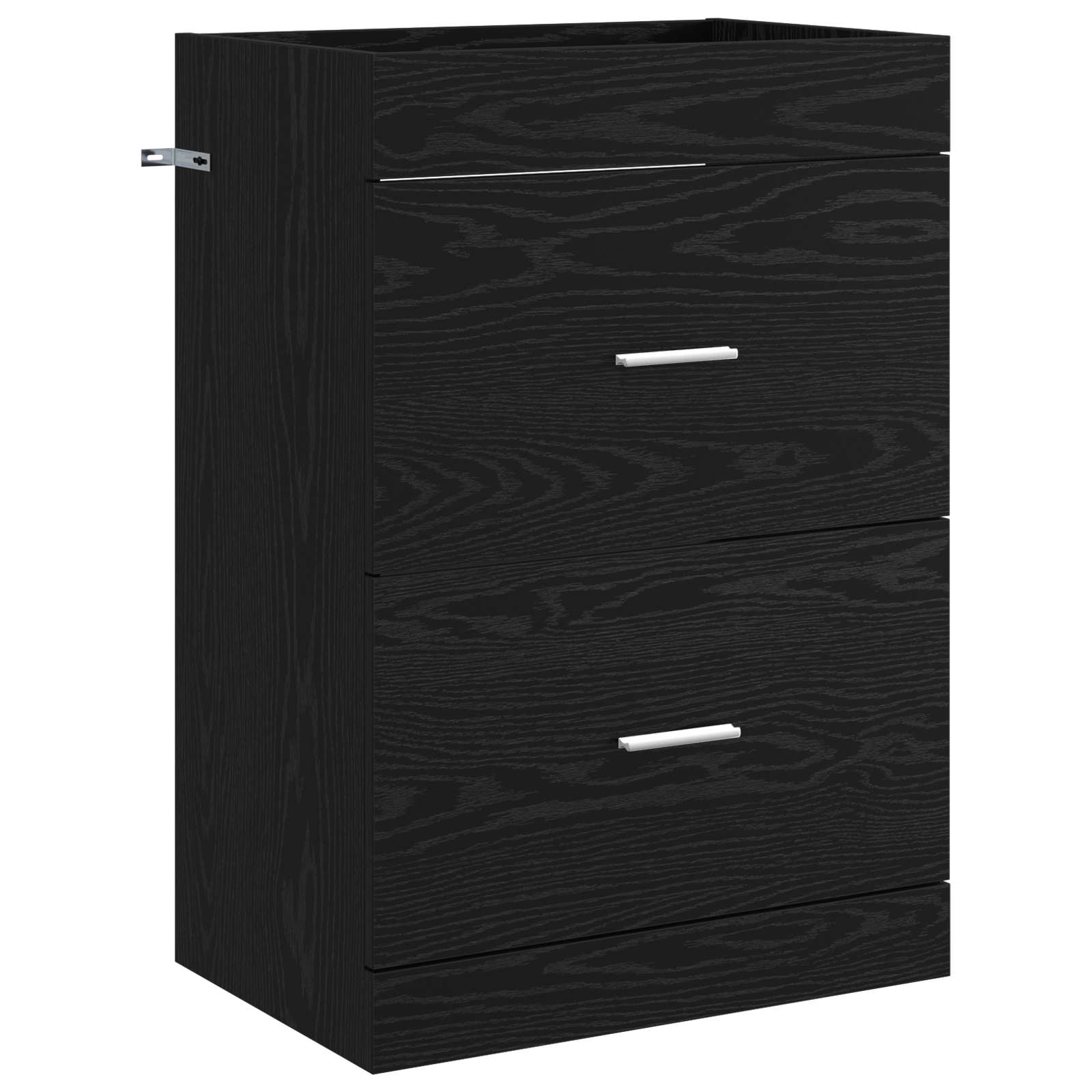 Set namještaja za kupaonicu Crni hrast 61 x 40 x 84,5 cm