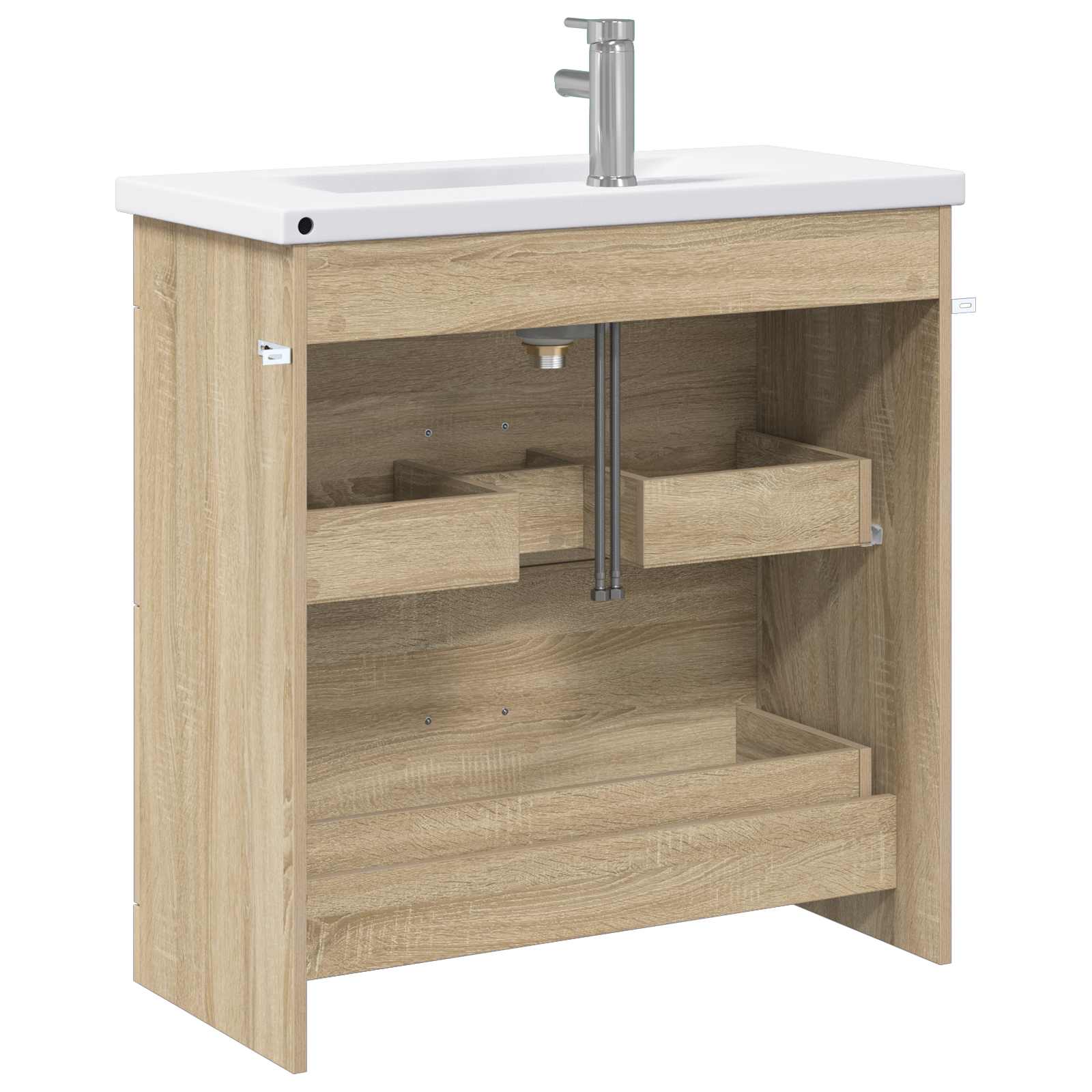 Set namještaja za kupaonicu Hrast sonoma 81 x 40 x 84,5 cm