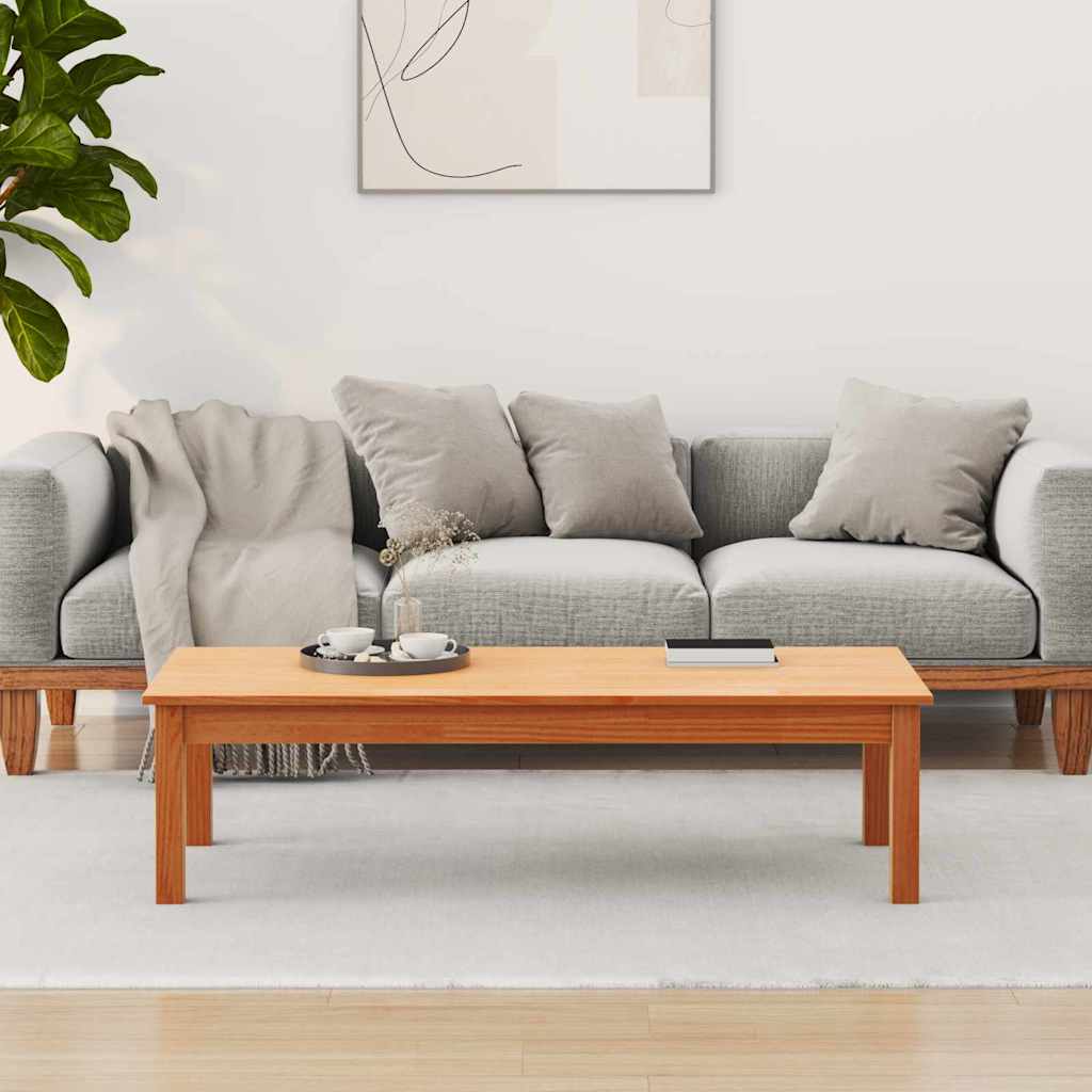 Kava Stol Max smeđa 110 x 50 x 30 cm Čvrsto borovo drvo