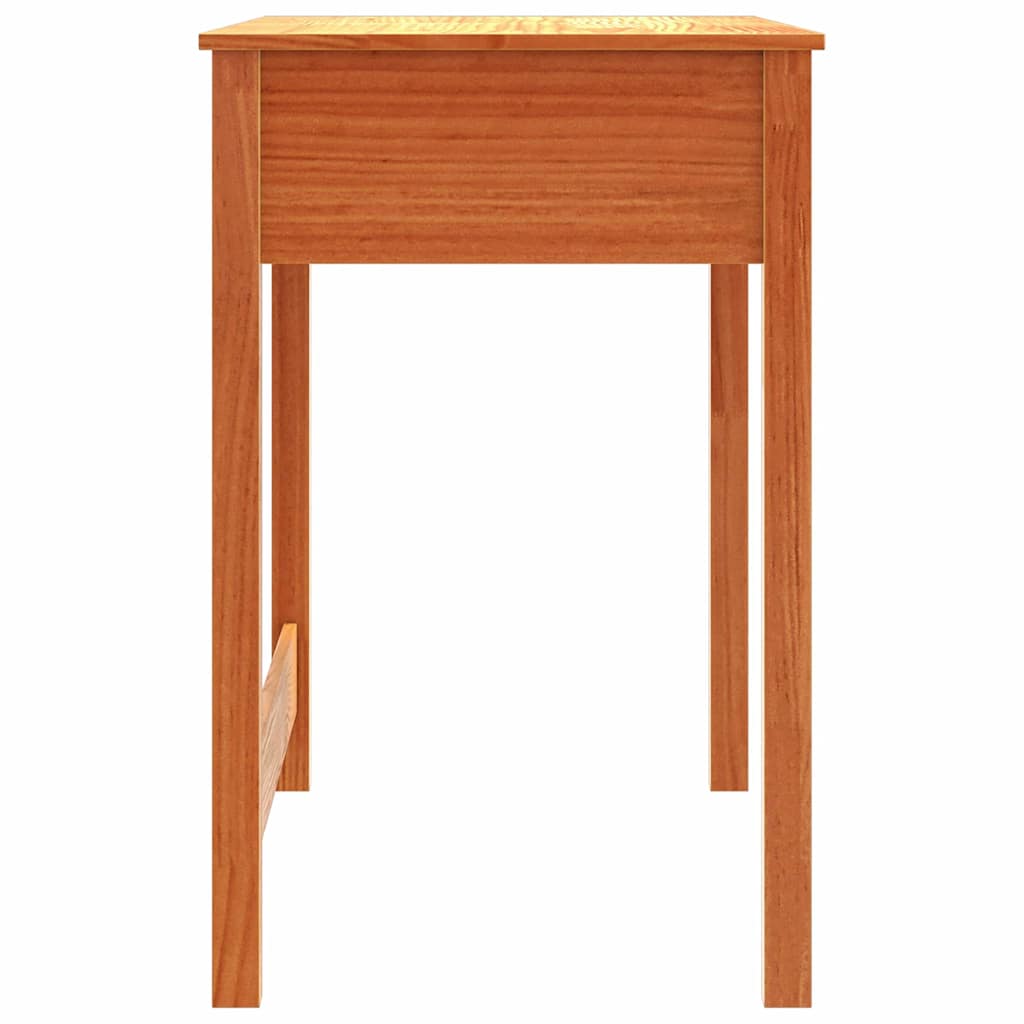 Stol s ladicama Max smeđa 100 x 50 x 78 cm Čvrsto borovo drvo