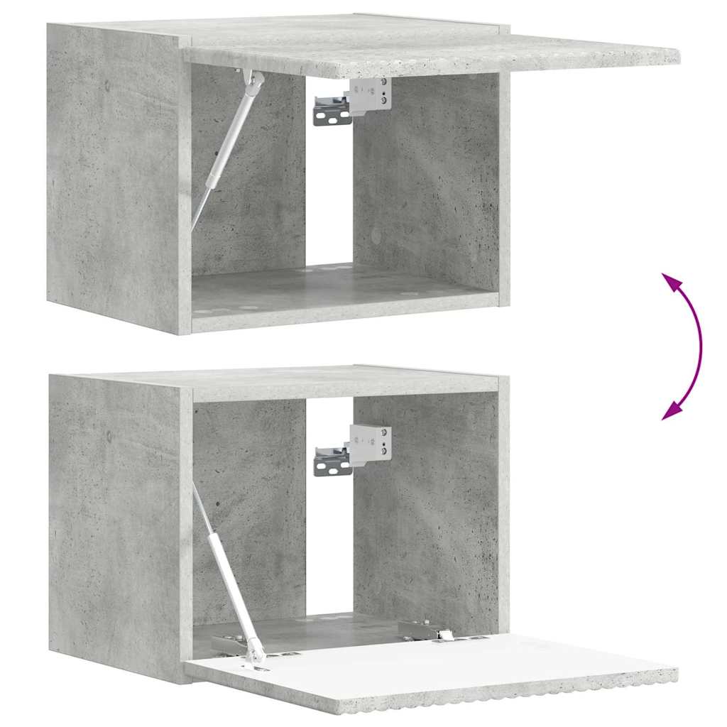 TV zidni ormar Zidne Beton 39 x 31 x 29,5 cm Konstruirano drvo