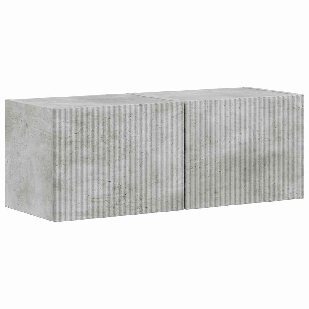TV zidni ormar 2 pcs Beton 39 x 31 x 29,5 cm Konstruirano drvo