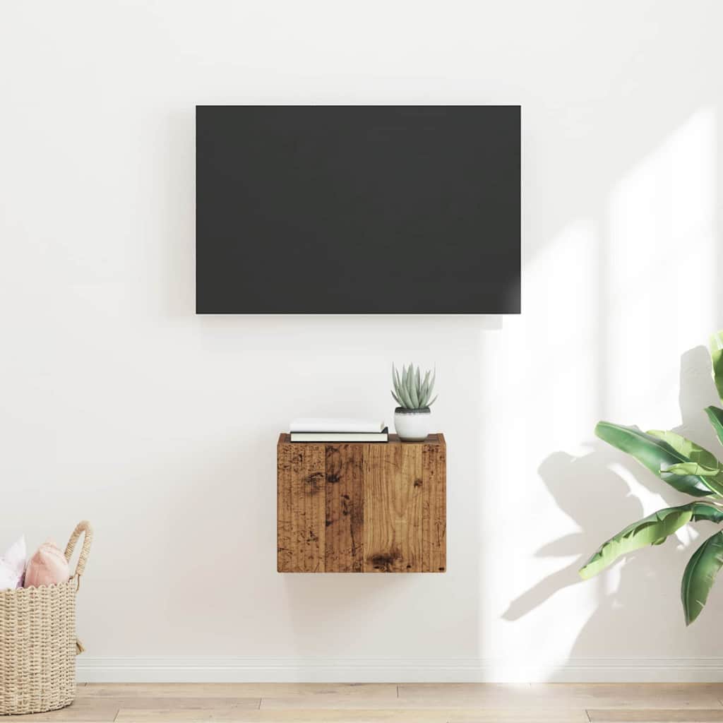 TV zidni ormar Staro drvo 39 x 31 x 29,5 cm Konstruirano drvo