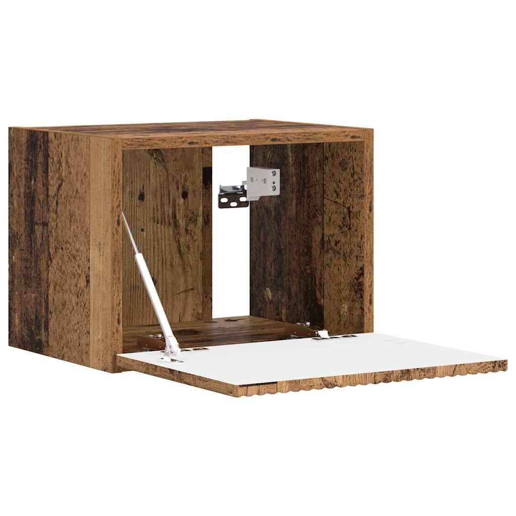 TV zidni ormar Zidne 2 pcs Staro drvo 39 x 31 x 29,5 cm