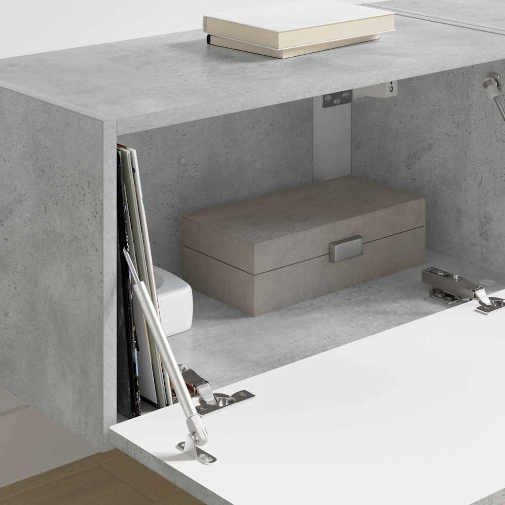 TV zidni ormar 2 pcs Beton 60 x 31 x 29,5 cm Konstruirano drvo