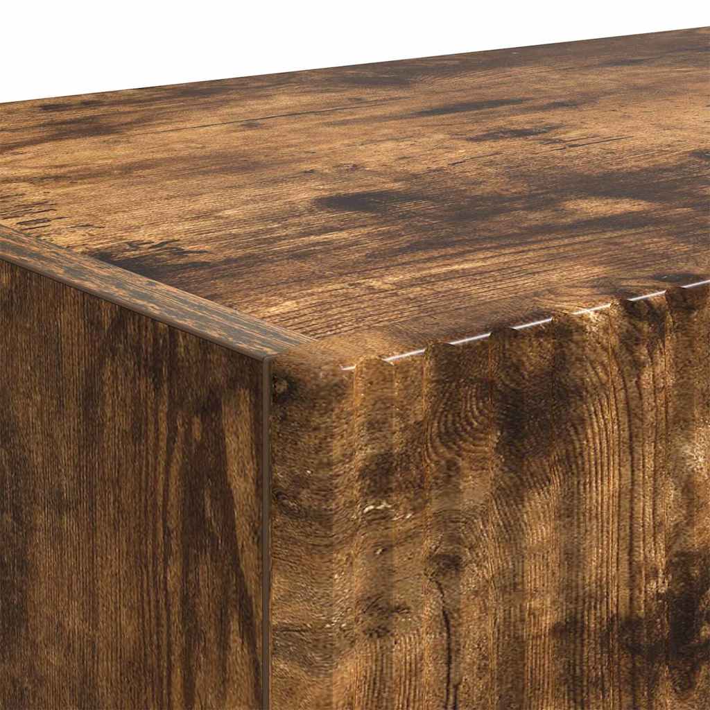TV zidni ormar Zidne 2 pcs Dimljeni hrast 60 x 31 x 29,5 cm