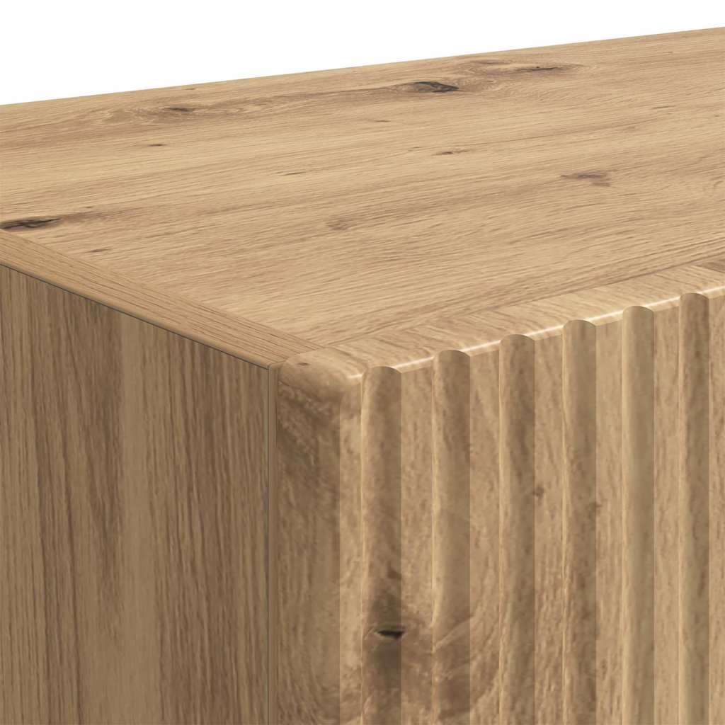 TV zidni ormar 2 pcs Umjetnička hrastovina 60 x 31 x 29,5 cm