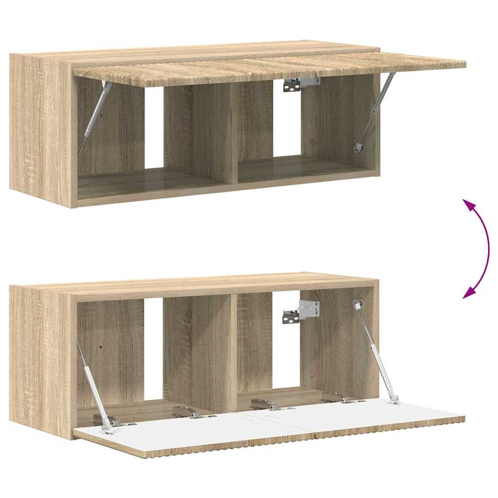 TV zidni ormar Sonoma 78,5 x 31 x 29,5 cm Konstruirano drvo
