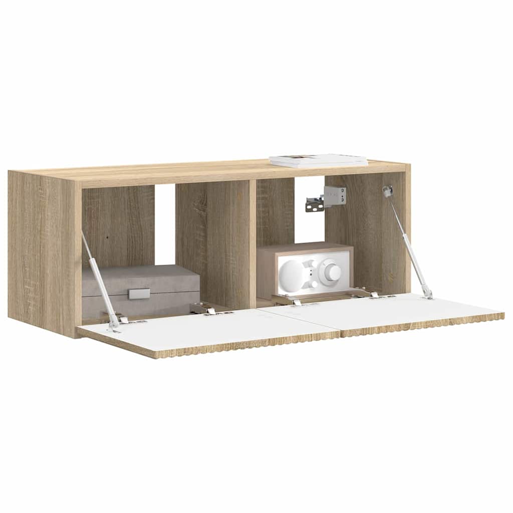 TV zidni ormar Sonoma 78,5 x 31 x 29,5 cm Konstruirano drvo