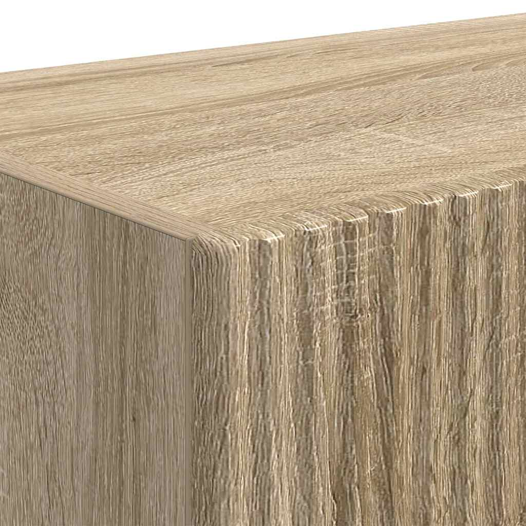 TV zidni ormar Zidne 2 pcs Sonoma 78,5 x 31 x 29,5 cm