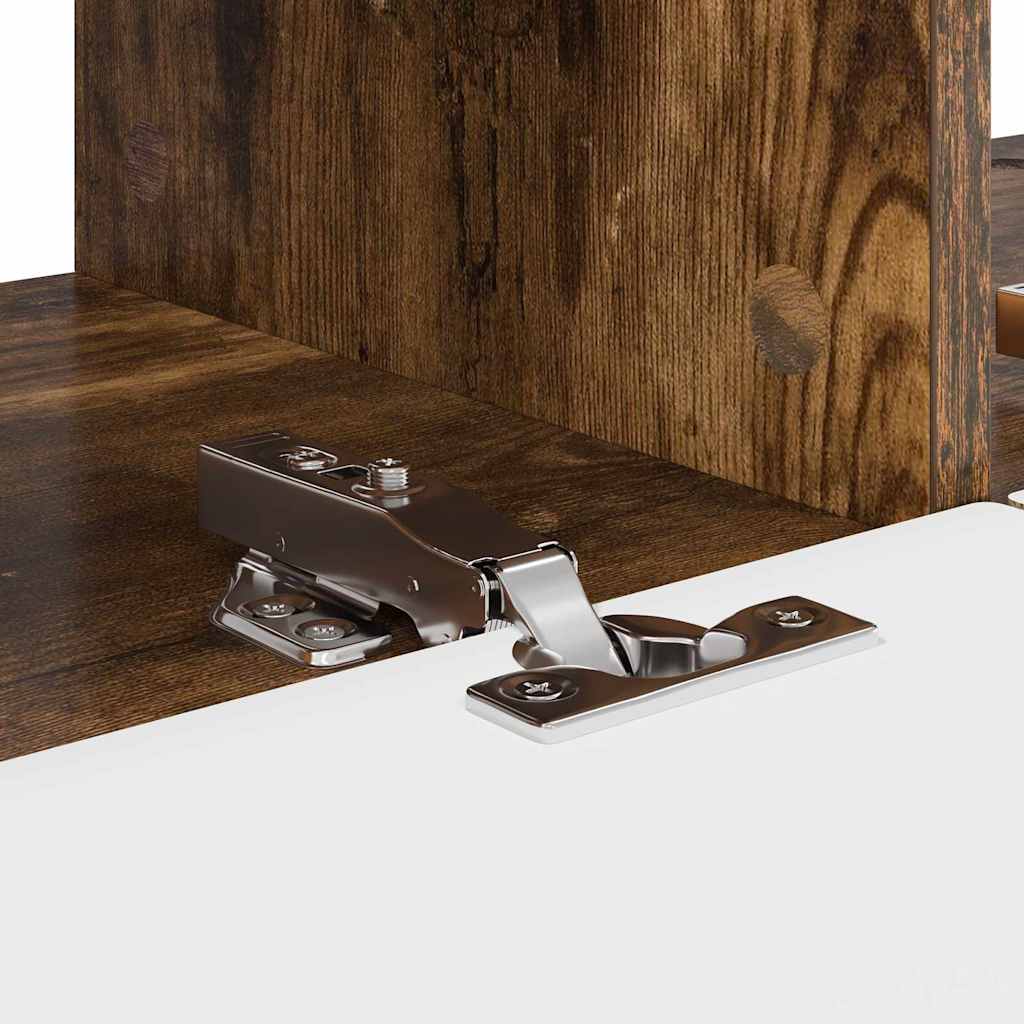 TV zidni ormar Zidne 2 pcs Dimljeni hrast 78,5 x 31 x 29,5 cm
