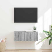 TV zidni ormar Zidne Siva Sonoma 78,5 x 31 x 29,5 cm