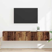TV zidni ormar Zidne 2 pcs Staro drvo 78,5 x 31 x 29,5 cm