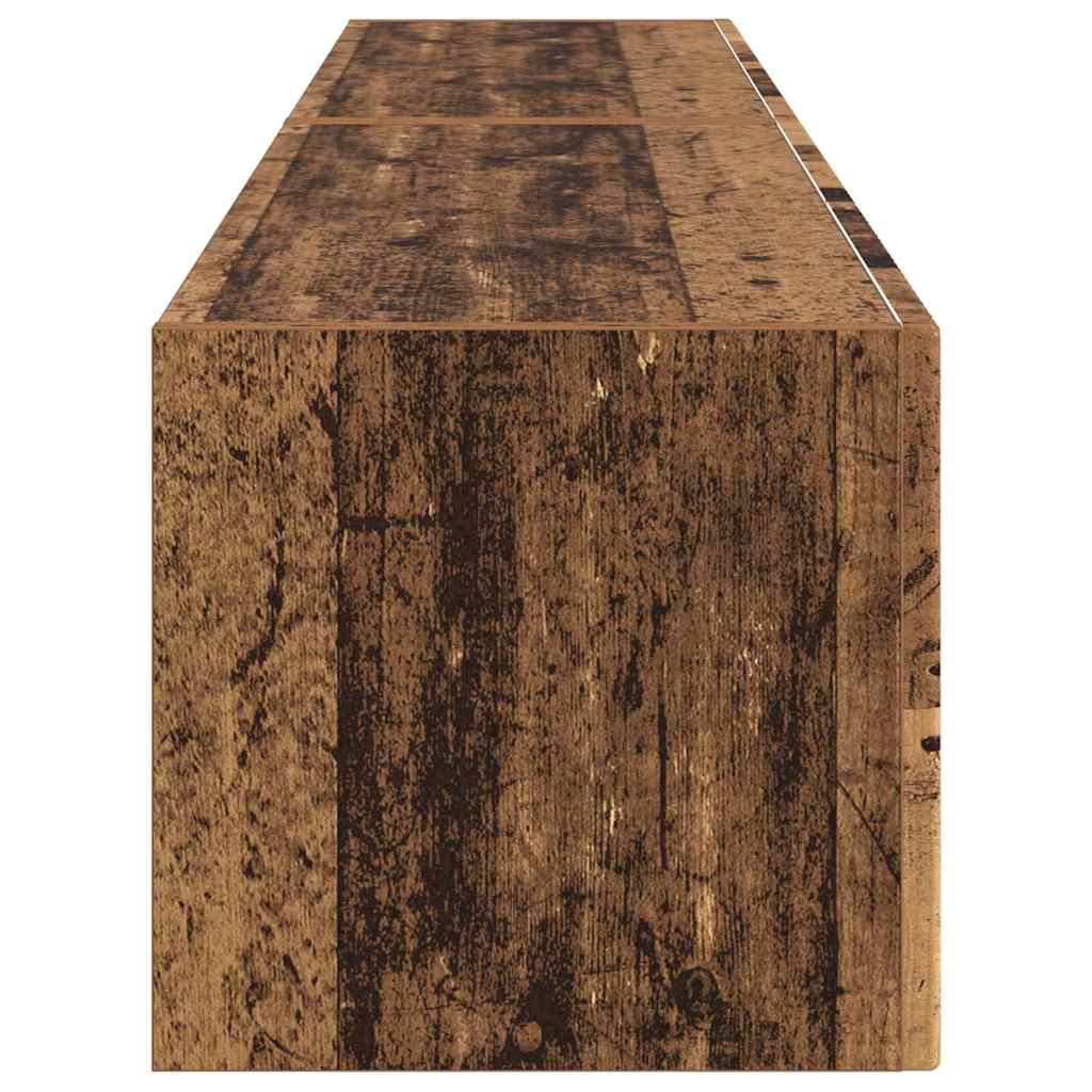 TV zidni ormar Zidne 2 pcs Staro drvo 78,5 x 31 x 29,5 cm
