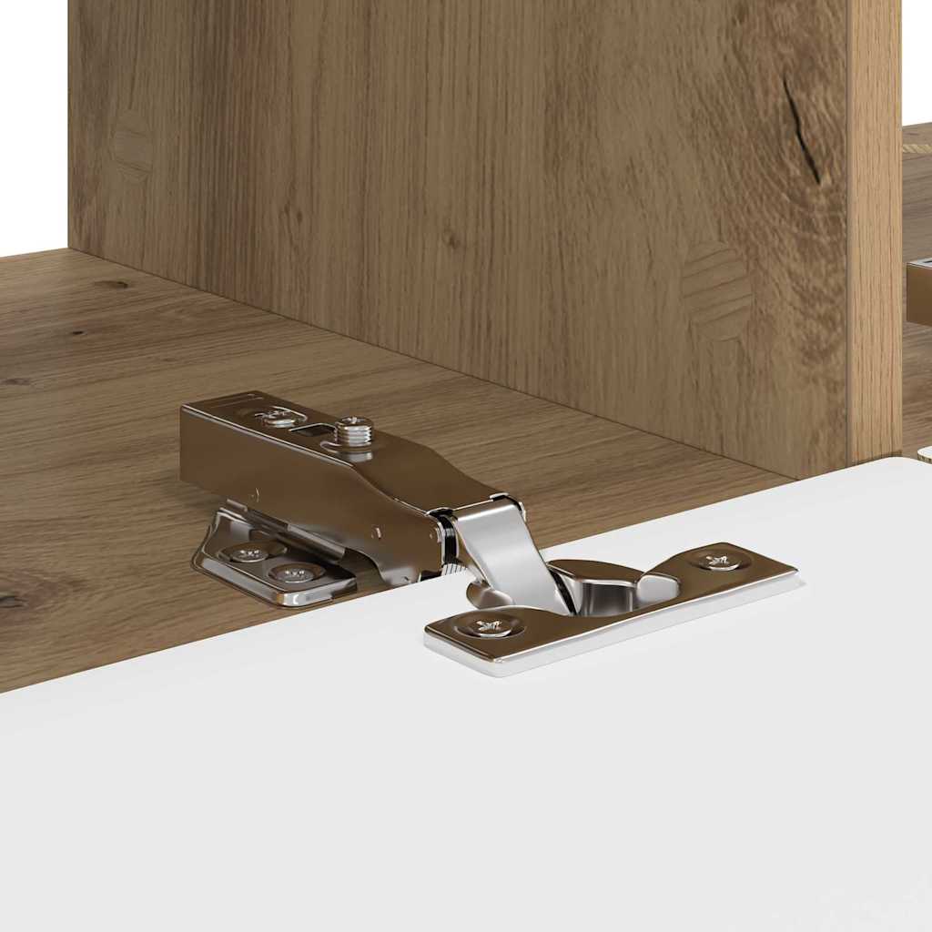 TV zidni ormar 2 pcs Umjetnička hrastovina 78,5 x 31 x 29,5 cm