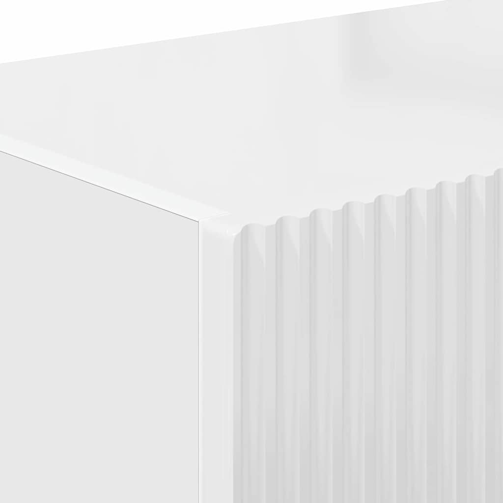 TV zidni ormar Zidne Sjajno bijelo 98 x 31 x 29,5 cm