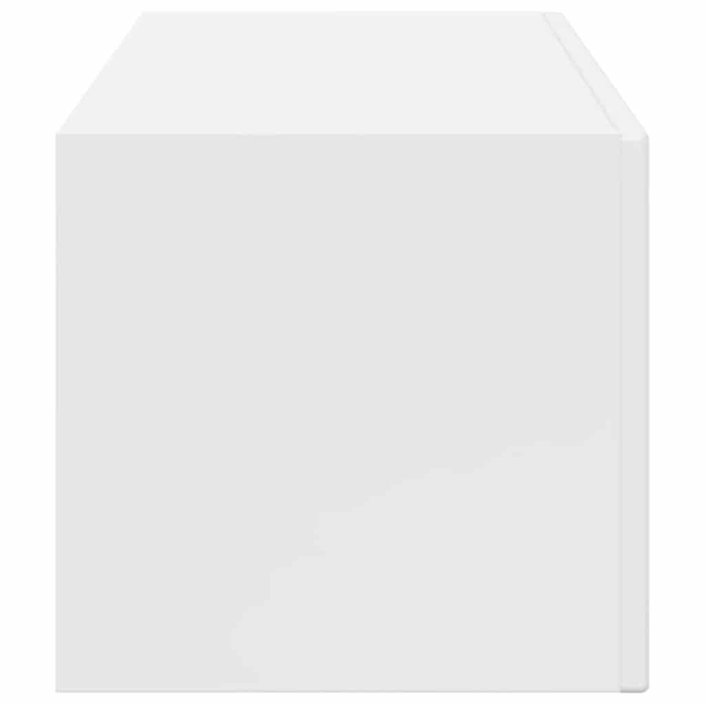 TV zidni ormar Zidne Sjajno bijelo 98 x 31 x 29,5 cm