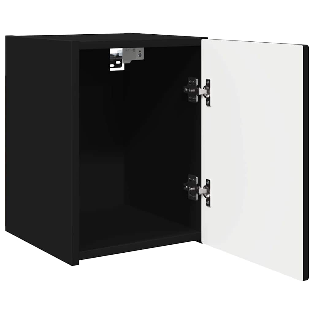 TV zidni ormar Zidne Crna 30 x 31 x 40 cm Konstruirano drvo