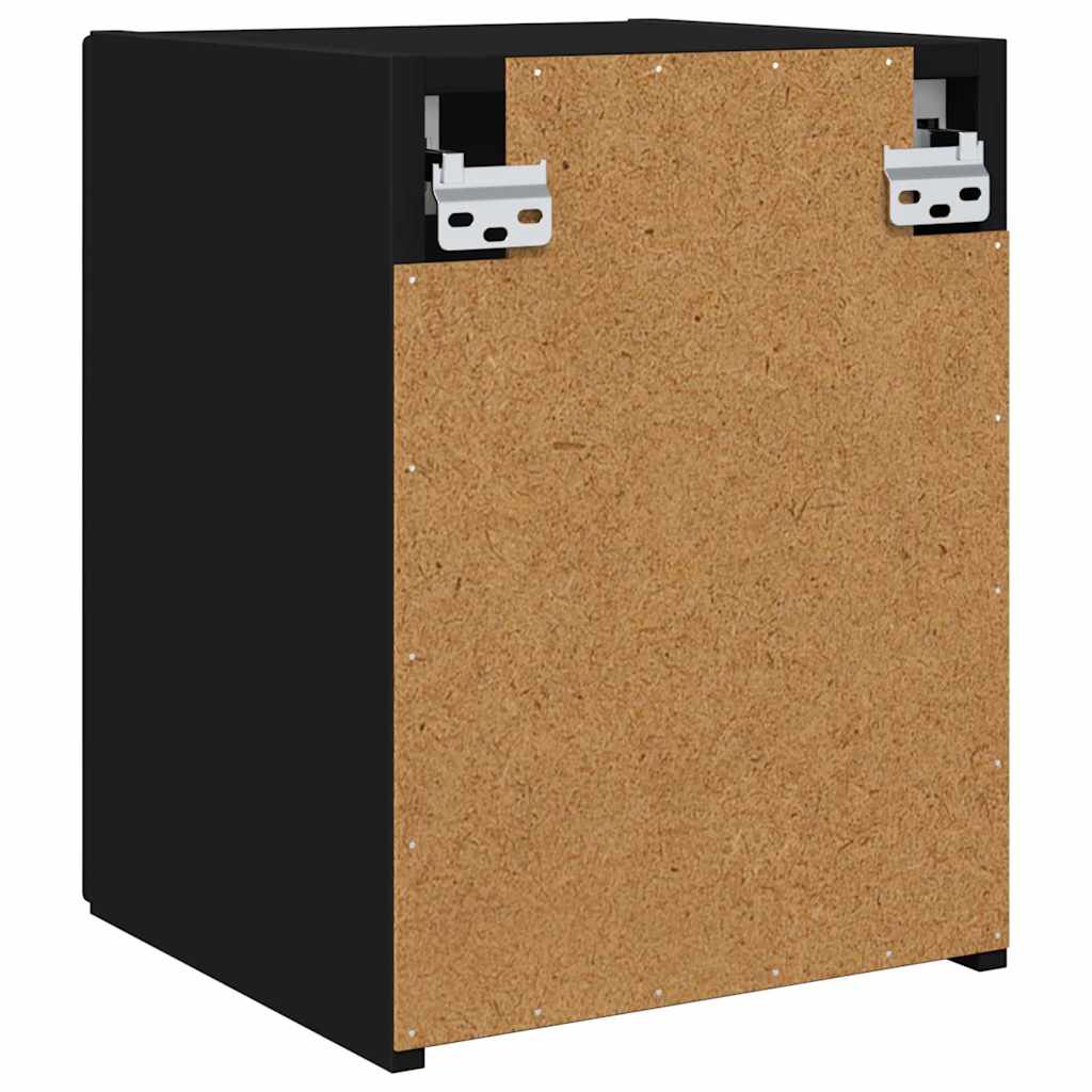 TV zidni ormar 2 pcs Crna 30 x 31 x 40 cm Konstruirano drvo
