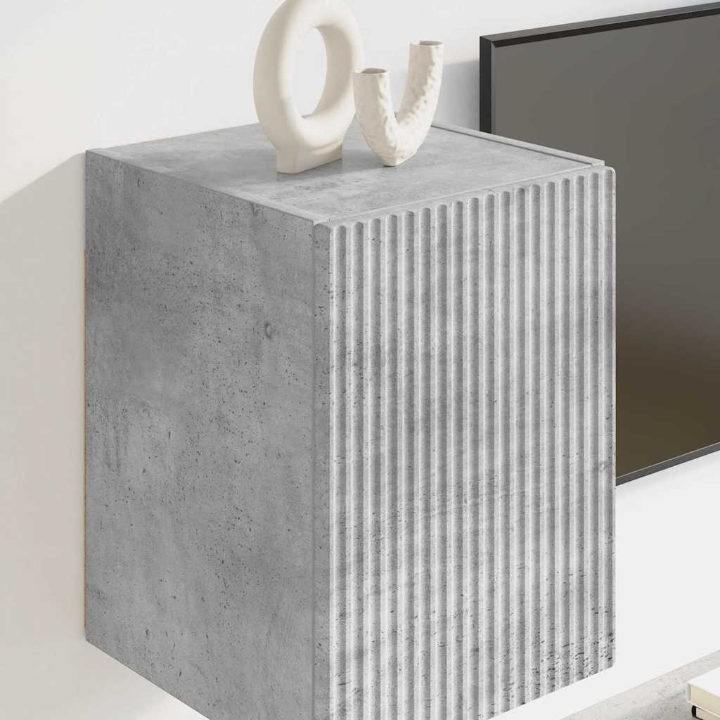 TV zidni ormar 2 pcs Beton 30 x 31 x 40 cm Konstruirano drvo