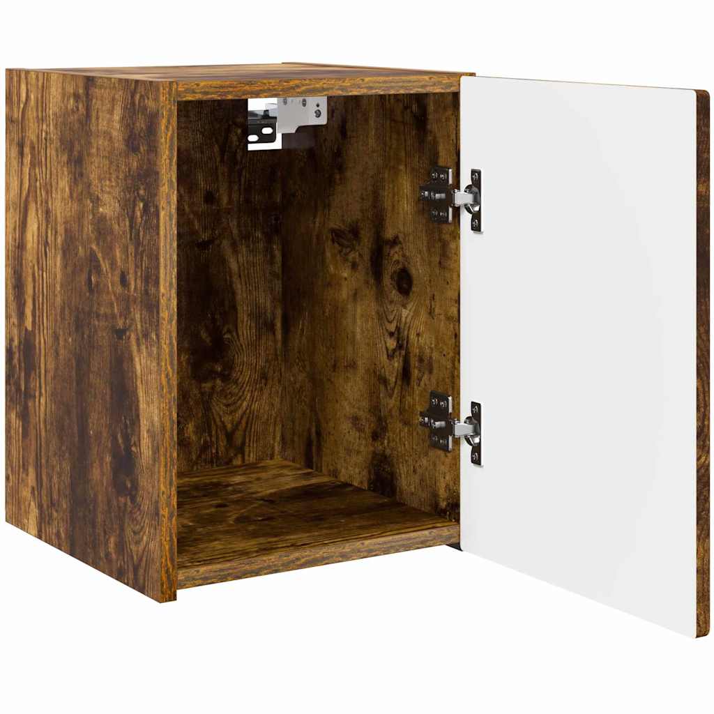 TV zidni ormar Zidne 2 pcs Dimljeni hrast 30 x 31 x 40 cm