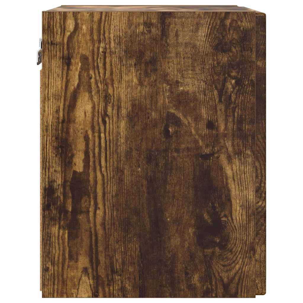 TV zidni ormar Zidne 2 pcs Dimljeni hrast 30 x 31 x 40 cm
