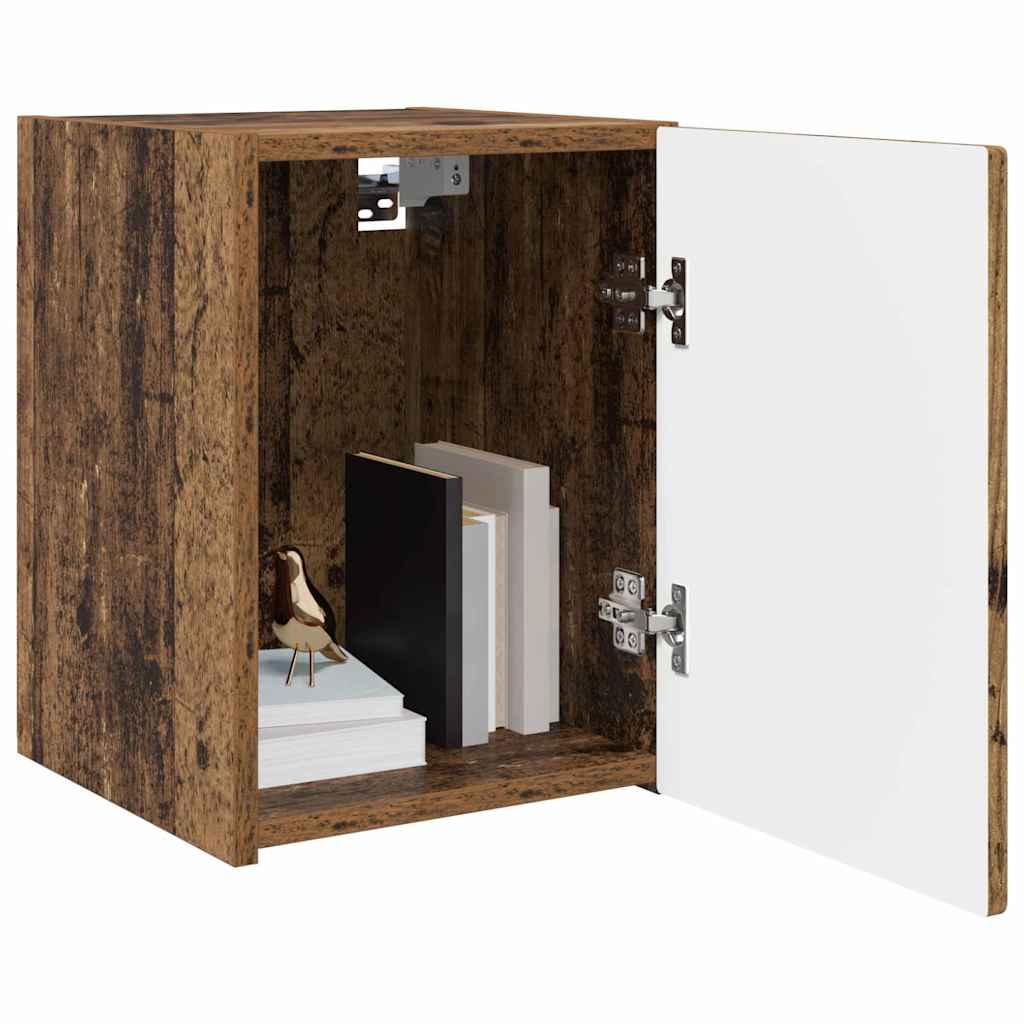 TV zidni ormar Zidne 2 pcs Staro drvo 30 x 31 x 40 cm