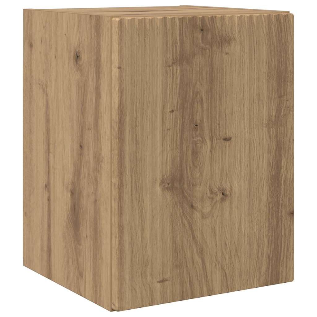 TV zidni ormar 2 pcs Umjetnička hrastovina 30 x 31 x 40 cm