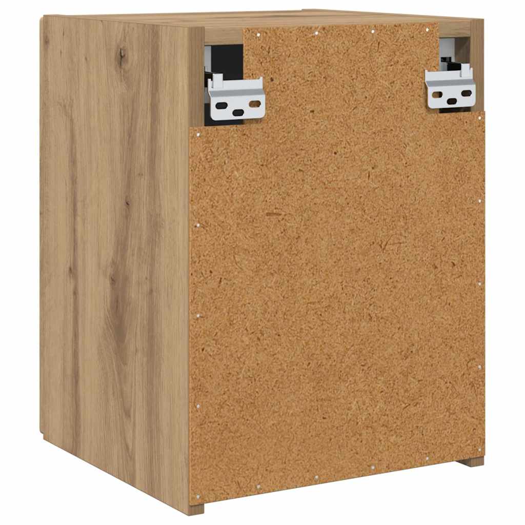 TV zidni ormar 2 pcs Umjetnička hrastovina 30 x 31 x 40 cm