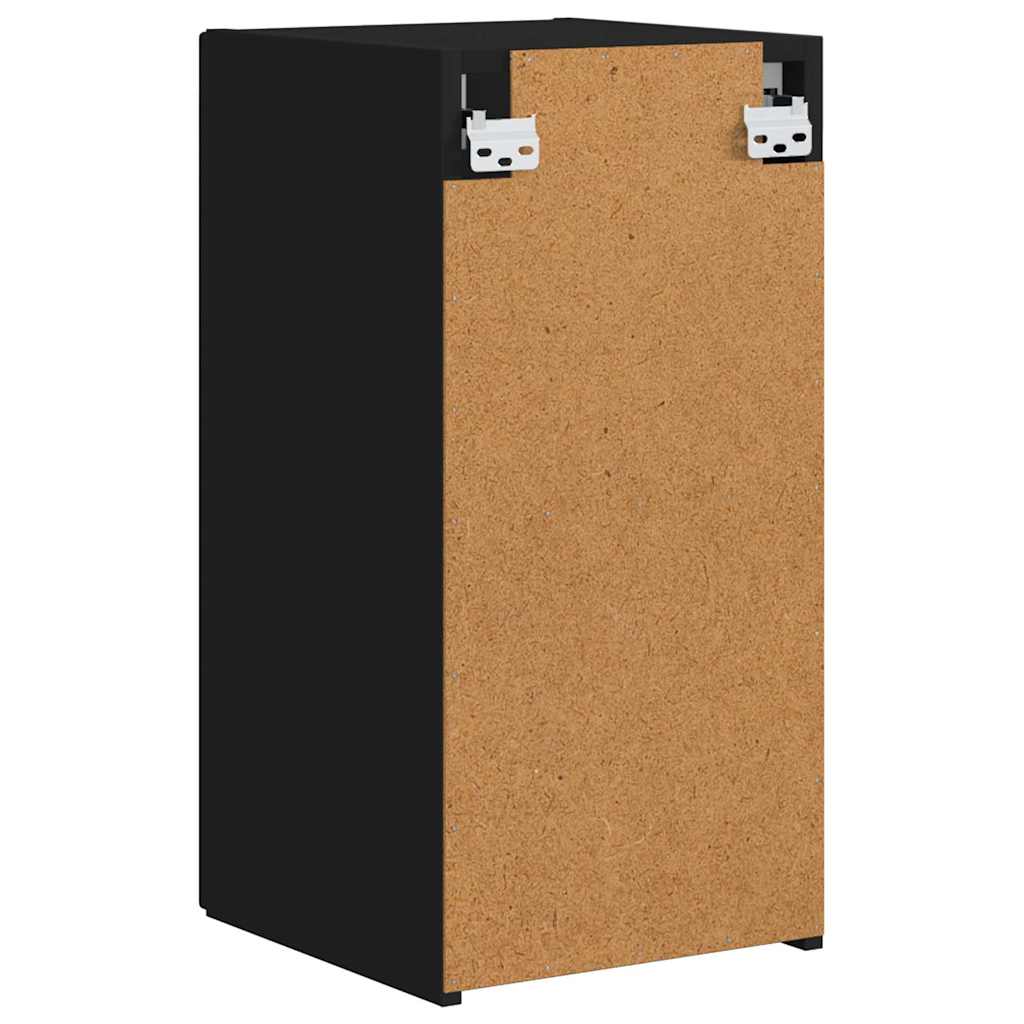 TV zidni ormar 2 pcs Crna 30 x 31 x 60 cm Konstruirano drvo