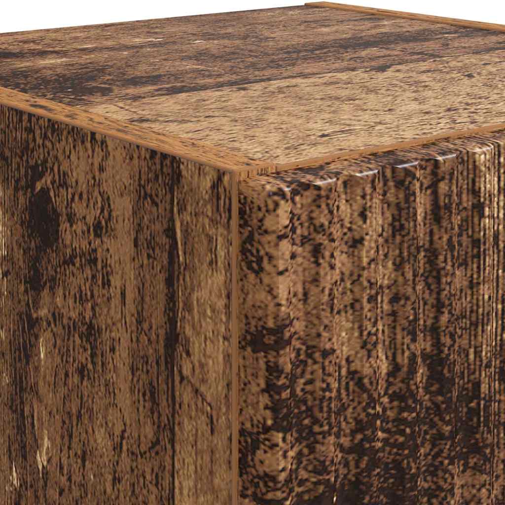 TV zidni ormar Zidne 2 pcs Staro drvo 30 x 31 x 60 cm