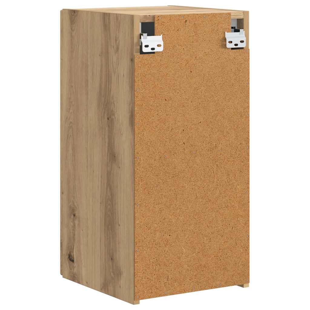 TV zidni ormar 2 pcs Umjetnička hrastovina 30 x 31 x 60 cm