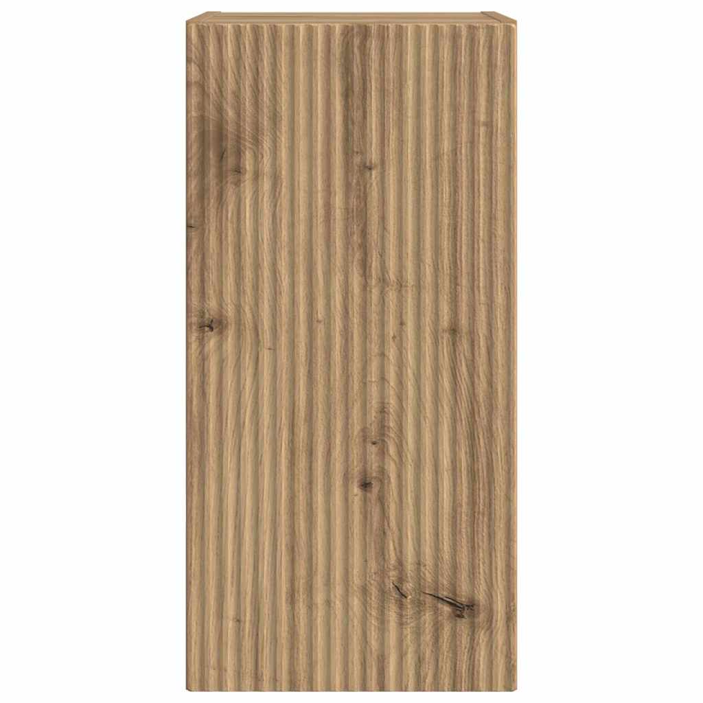 TV zidni ormar 2 pcs Umjetnička hrastovina 30 x 31 x 60 cm
