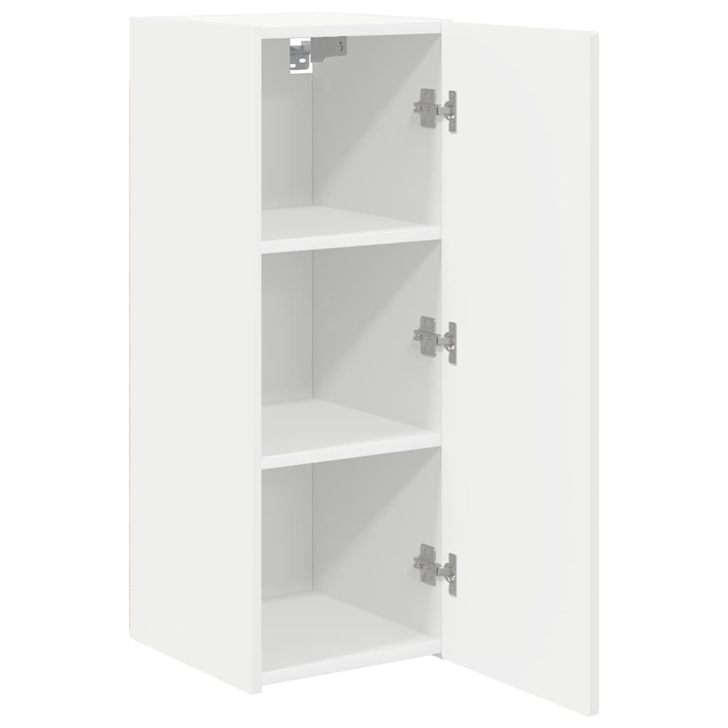 TV zidni ormar 2 pcs Bijelo 30 x 31 x 80 cm Konstruirano drvo