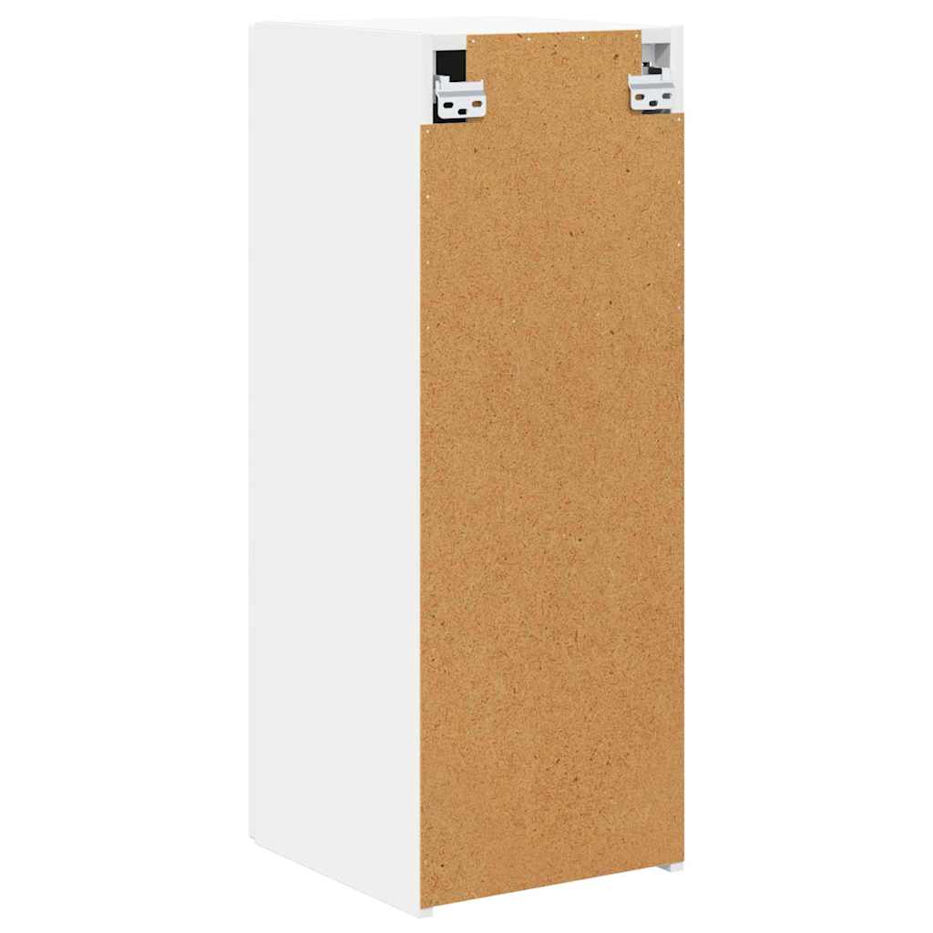 TV zidni ormar 2 pcs Bijelo 30 x 31 x 80 cm Konstruirano drvo